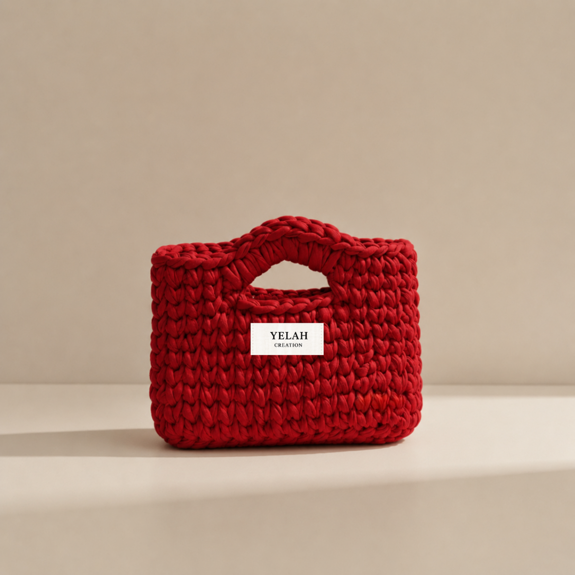 Sac Aura Sublime Rose Fuschia - Sac crochet fait main Yelah Création