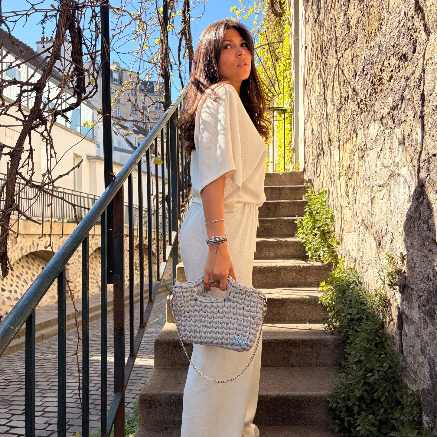SAC AURA SUBLIME - GRIS CLAIR