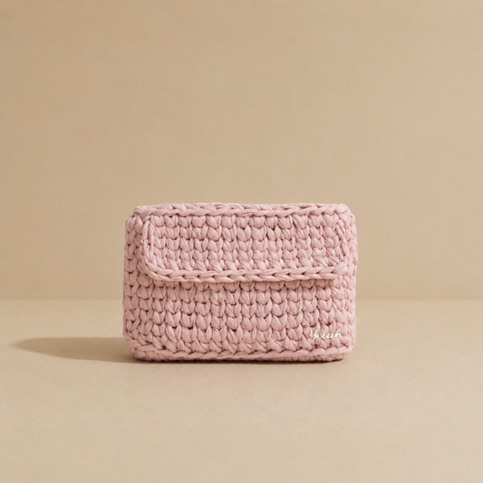 PORTE MONNAIE SIA - ROSE PÂLE
