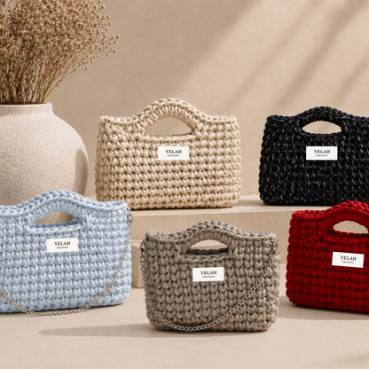 Sac Aura Sublime personnalisé - Sac crochet fait main Yelah Création