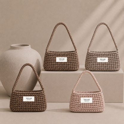 Sac Luna personnalisé - Sac crochet fait main Yelah Création